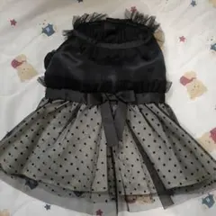 グラマーイズム　犬用ドレス　ブラック （ ＳМサイズ ）のサムネイル
