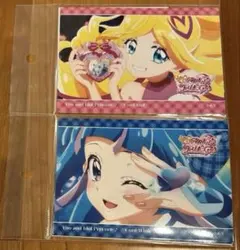 キミとアイドルプリキュア　変身ブロマイド　キュアアイドル・ウインク　２点セット