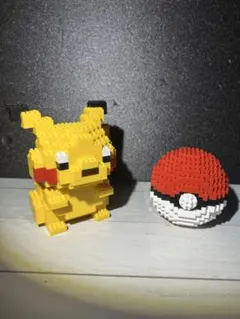 ポケモン ナノブロック ピカチュウ モンスターボール セット