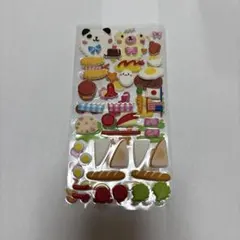 平成レトロ　ぷっくり食べ物シール　当時物
