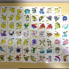 ポケモンシール　デコキャラシール　パン　初代　おまけ付き