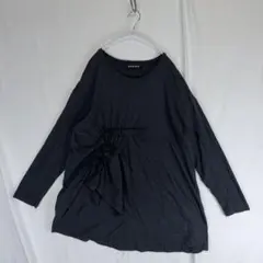 美品 gomme Frill Gather L/S tee ゴム フリルのサムネイル