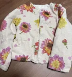 hakka 花柄フリース裏地ジャケット