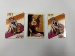 ワンピース 海賊王グミカード　ナミ チョッパー　3枚セット