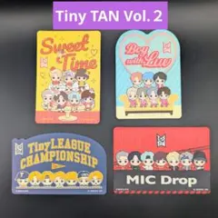 TinyTAN Vol.2 モバイルステッカーコレクション ４枚セット