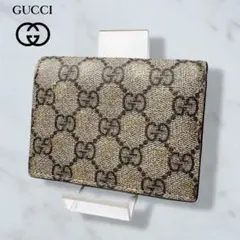 GUCCI GGスプリーム 蜂 二つ折り財布 美品 GUCCI 二つ折り財布 GGスプリーム ビー ハチ 【公式通販】