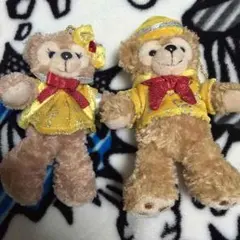 ✩ ダッフィー ＆ シェリーメイ 30周年ぬいぐるみバッジ