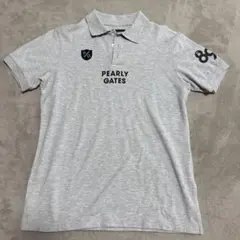 PEARLY GATES ポロシャツ グレー サイズ7 XL - メルカリ