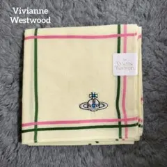 Vivienne Westwood ハンカチ クリーム色 チェック柄のサムネイル