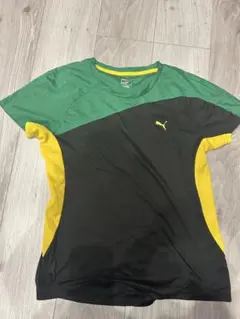 Puma スポーツ用Tシャツ ！緑/黒/黄150