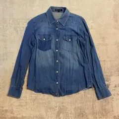 used BUONAGIORNATAデニムブルー 長袖シャツ S