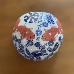 壁掛け　花器　金魚柄のサムネイル