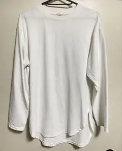 GU 無地　ロングTシャツ　長袖　ホワイトのサムネイル