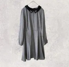 ハニーズ チェック 千鳥格子 ワンピース