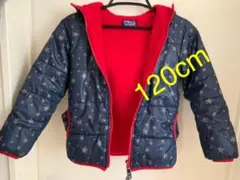 中綿ジャケット アウター　Navy 120cm