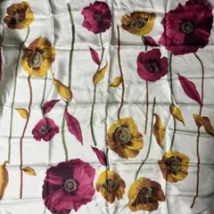 manipuri TOMORROWLAND フラワープリントシルクスカーフ