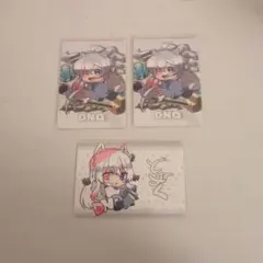 カラフルピーチ　展示会　どぬく　トレカ×3