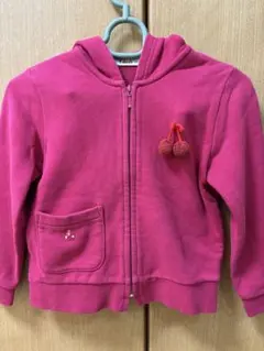 familiarピンク フード付きパーカー 120cm