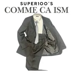美品　COMME CA ISM スーツセットアップ Mサイズ ストライプ