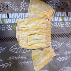 EGOIST イエロー 葉柄 オフショルダー トップス