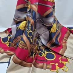 【used品】美品！renoma シルクスカーフ ITALY