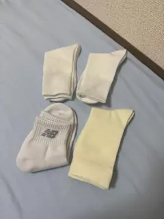 スクールソックス　白ソックス 4足セット