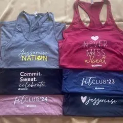 ジャザサイズ　jazzercise ピンク　 LOVE タンクトップ S ジャザサイズ jazzercise ピンク LOVE タンクトップ S
