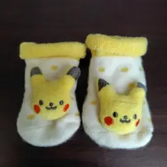 モンポケ　ピカチュウ 　パイルソックス　ベビー靴下