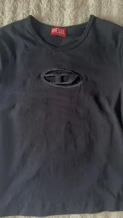 DIESEL ロゴ刺繍 Tシャツ ブラックのサムネイル
