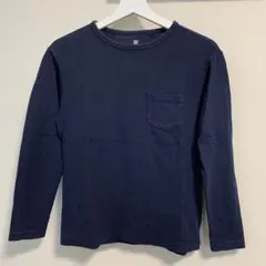 ★ユニクロ★ロンT★150★長袖カットソー★ネイビー
