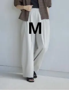 しまむら 田中里奈 mysa アイボリー M コクーンパンツ