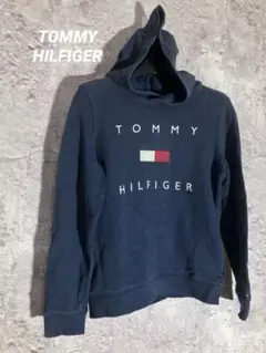 TOMMY HILFIGER トミー　フード付きパーカー　スウェット　ビッグロゴ