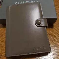 GUCCI 6穴バインダー　手帳　新品未使用　長期保管品　イタリア製