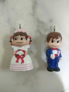 ペコちゃん ポコちゃん 人形 キーホルダー