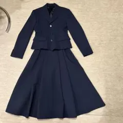 ネイビー ダブルボタン ジャケット　(スカートセットアップ) ZARA