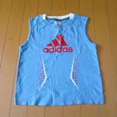 adidas ノースリーブ タンクトップ ライトブルーのサムネイル