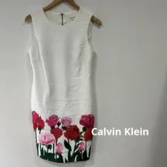 1時間のタイムセール！Calvin Klein ノースリーブワンピース 8号