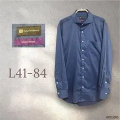 PSFA アーバンモデル 長袖ワイシャツ L 41-84 ブルー系 美品