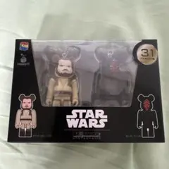 未開封BE@RBRICK STAR WARS クワイ＝ガン・ジン ダース・モールのサムネイル