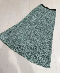 ROPE' PICNIC 花柄プリーツロングスカート　ゴム