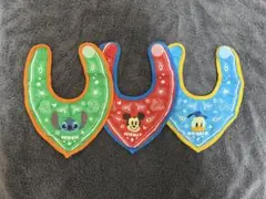Disney バンダナスタイ 3枚セット スティッチ ミッキー ドナルド