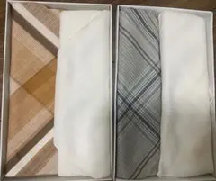 紳士ハンカチ ハンカチ チェック柄　4枚