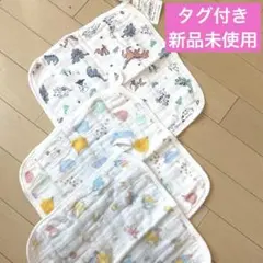 【未使用・タグ付き】ガーゼハンカチ ぬいぐるみラトル セットのサムネイル