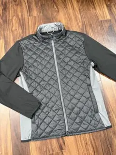 PUMA GOLF キルティングジャケット グレー/ブラック