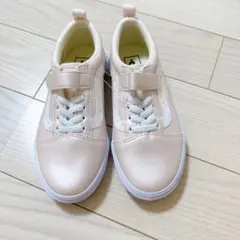 新品 Vans ピンク スニーカー ベルクロ 20cm