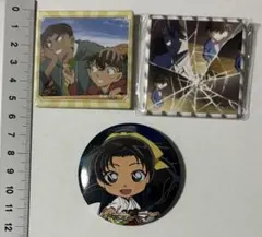 名探偵コナン 服部 和葉 コナン 新一 缶バッジ セット