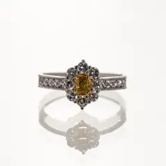 JE225☆高級 コロンビア産エメラルド1.19ct ダイヤ pt ヘッド 鑑付
