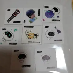 BTS 　ジン　JIN Wootteo X RJ 　ステッカー　おまとめセット