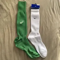 アシックス　ミズノ　新品&中古品　サッカーソックス　フットサル　25〜27