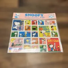 SNOOPY きってしーる　２枚入り　レトロ　当時物　スポーツ　アートのサムネイル